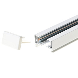 Шинопровод Brille Металл 100W HD-20 Белый 48-050