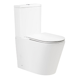 Унитаз-компакт Qtap Scorpio Безободковый С Сиденьем Soft-Close Qt14222125Arw