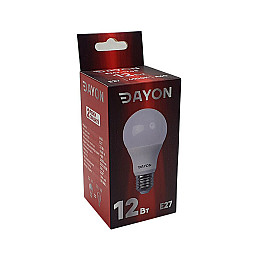 Світлодіодна лампа DAYON A60 12W 4100K E27 (EMT-1706)