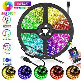 Светодиодная лента LED Bluetooth 5 м Прозрачный (hub_jo4av7)
