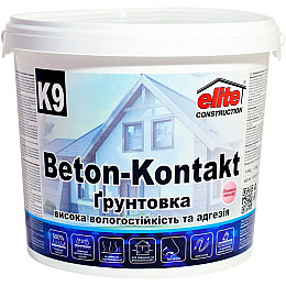 Грунтовка Elite Construction Бетон-Контакт К9 1.4 кг Рожевий