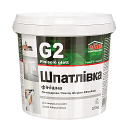 Фінішна шпаклівка Elite Construction Гарант-2 3.5 кг Білий