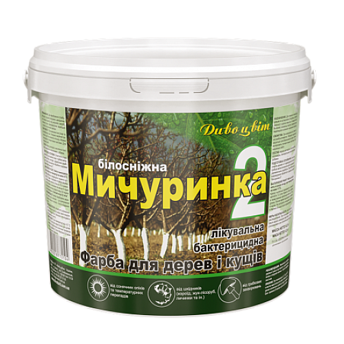 Краска для садовых деревьев Elite Construction Мичуринка - 2 4.2 кг Белый