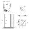 Душевая Кабина Lidz Latwa Sc90X90.Sat.low.gr (Llsc9090Satlowgr2) С Поддоном Lidz Kupala St90X90X16 (Lkust909016)