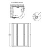 Душевая Кабина Lidz Latwa Sc80X80.Sat.low.gr (Llsc8080Satlowgr2)