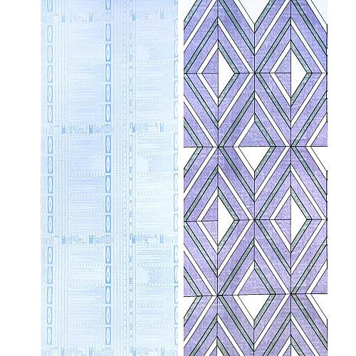Самоклеющаяся пленка Sticker Wall SW-00001257 Зеленые ромбы 0,45х10м