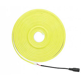 Светодиодная неоновая лента NEON 220В JL 2835-120 G IP65 герметичная 5 м Жёлтая