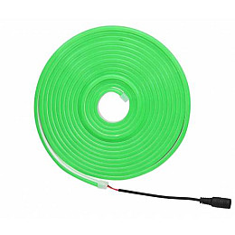 Светодиодная неоновая лента NEON 220В JL 2835-120 G IP65 герметичная 5 м Зелёная