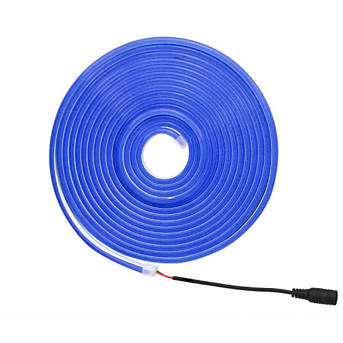 Світлодіодна неонова стрічка NEON 220В JL 2835-120 G IP65 герметична 5 м Синя