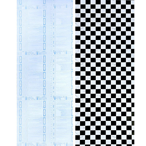 Самоклеющаяся пленка Sticker Wall SW-00001446 Шахматы мрамор 0,45х10м