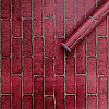 Самоклеющаяся пленка Sticker Wall SW-00001269 Красный кирпич 0,45х10м