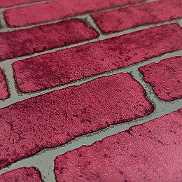 Самоклеющаяся пленка Sticker Wall SW-00001269 Красный кирпич 0,45х10м