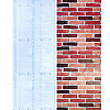 Самоклеющаяся пленка Sticker Wall SW-00001271 Бордовый кирпич 0,45х10м