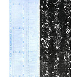 Самоклеющаяся пленка Sticker Wall SW-00001280 Черный мрамор с белым 0,45х10мх0,07мм