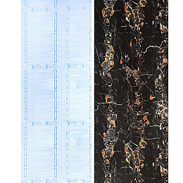 Самоклеющаяся пленка Sticker Wall SW-00001282 Черный мрамор с желтым 0,45х10мх0,07мм