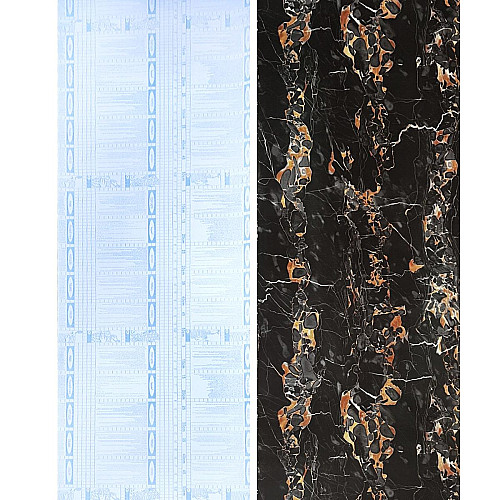 Самоклеющаяся пленка Sticker Wall SW-00001282 Черный мрамор с желтым 0,45х10мх0,07мм