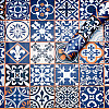 Самоклеющаяся пленка Sticker Wall SW-00001208 Синий орнамент 0,45х10м