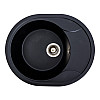 Гранитная мойка для кухни Platinum 5847 ONYX матовая (черная)