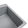 Гранітна мийка для кухні Platinum 7850 Bogema матова (сірий металлік)
