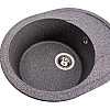 Гранитная мойка для кухни Platinum 5847 ONYX матовая (микс)