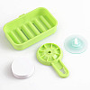 Мыльница на присоске Bathlux Soap Box Multifunctional Green (11026-hbr)