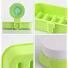 Мыльница на присоске Bathlux Soap Box Multifunctional Green (11026-hbr)