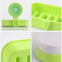 Мыльница на присоске Bathlux Soap Box Multifunctional Green (11026-hbr)