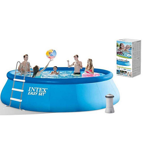 Бассейн наливной Intex 457х107 см 12430 л Blue (96759)