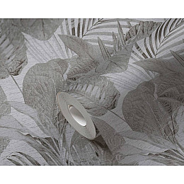Вінілові шпалери на флізеліновій основі A.S. Creation Royal Botanic 39409-3 Сірий