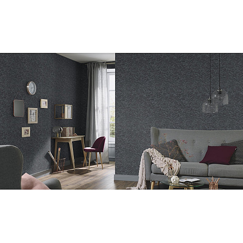 Виниловые обои на флизелиновой основе Erismann Elle 3 12163-15 Черный