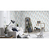 Виниловые обои на флизелиновой основе Erismann Elle 3 12164-07 Голубой