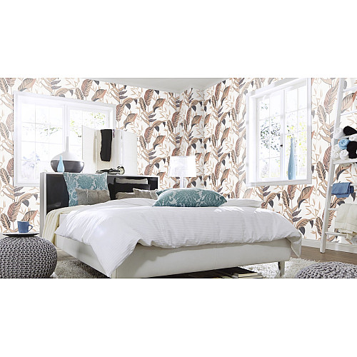 Виниловые обои на флизелиновой основе Erismann Elle 3 12165-02 Золотистый