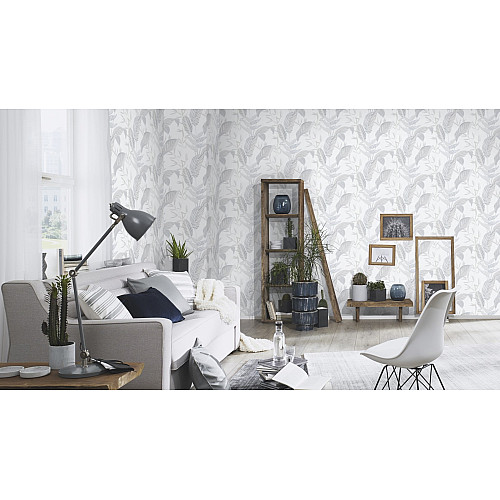 Виниловые обои на флизелиновой основе Erismann Elle 3 12165-10 Серый