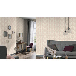 Виниловые обои на флизелиновой основе Erismann Versailles 12173-05 Розовый