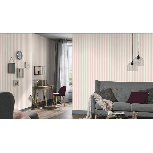 Виниловые обои на флизелиновой основе Erismann Versailles 12176-05 Розовый