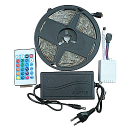 Світлодіодна стрічка SMD 5050 Strip Light RGB Original 54 LED/m 5 м Різнокольорова