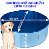 Бассейн для собак 120 см Zmaker Голубая (649)