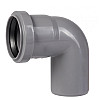 Коліно Uniplast 50 мм 90° (відвод ПВХ)