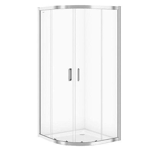 Душевая кабина Cersanit Zip 90x90x190 прозрачное стекло без поддона полукруглая (S154-002)