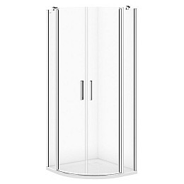 Душевая кабина Cersanit MODUO 80x80x195 прозрачное стекло без поддона полукруглая