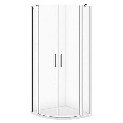 Душевая кабина Cersanit MODUO 80x80x195 прозрачное стекло без поддона полукруглая