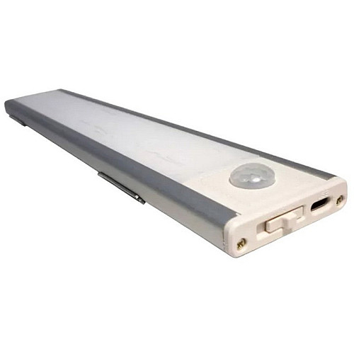 Лампа аккумуляторная на магните с датчиком движения HYSS 230 8636 Grey