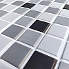 Декоративная ПВХ панель черно-белая мозаика Sticker Wall SW-00001432 960х480х4мм