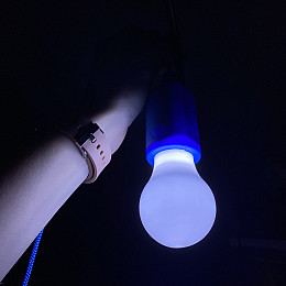 Светодіодна переносна лампа на батарейках зі шнуром-вимикачем A-PLUS TY-6088