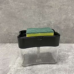 Дозатор для моющего средства с губкой Stenson 627АК