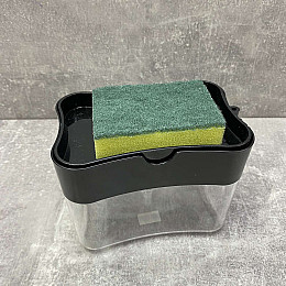 Дозатор для моющего средства с губкой Stenson 627АК