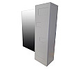 Пластиковое зеркало Breez с покрытием Hpl 3243 velur 70 см