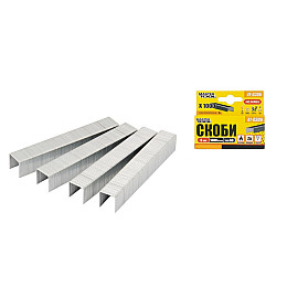 Скоби каленi 6 мм 1000 шт MASTERTOOL GM (41-0306)