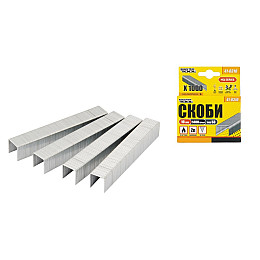 Скоби каленi 10 мм 1000 шт MASTERTOOL GM (41-0310)
