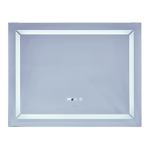 Зеркало Mixxus Light MR01-90x70 (годинники, LED-підсвітка, антизапотівання) (MI5999)